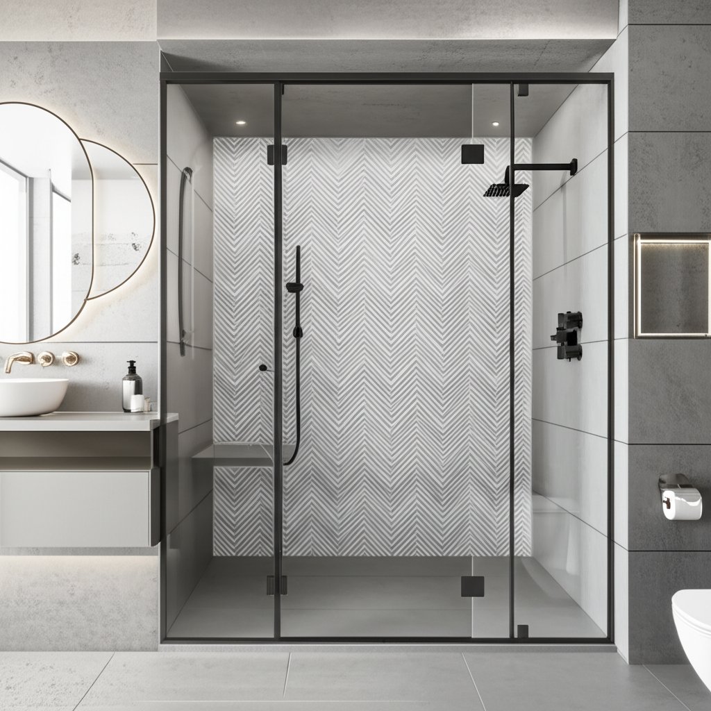 Shower Machine Photodraw Infront Back Why Wet Rooms Are Replacing Traditional Showers in 2025 | Backdroppers ...