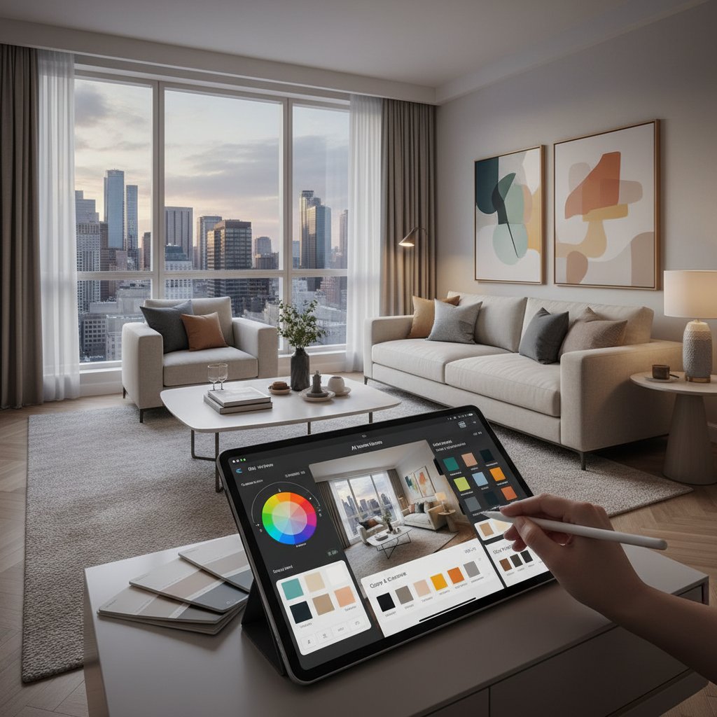 AI Tools for Fast, Effortless Interior Color Palettes | backdroppers ...